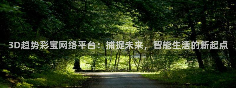3D趋势彩宝网络平台：捕捉未来，智能生活的新起点